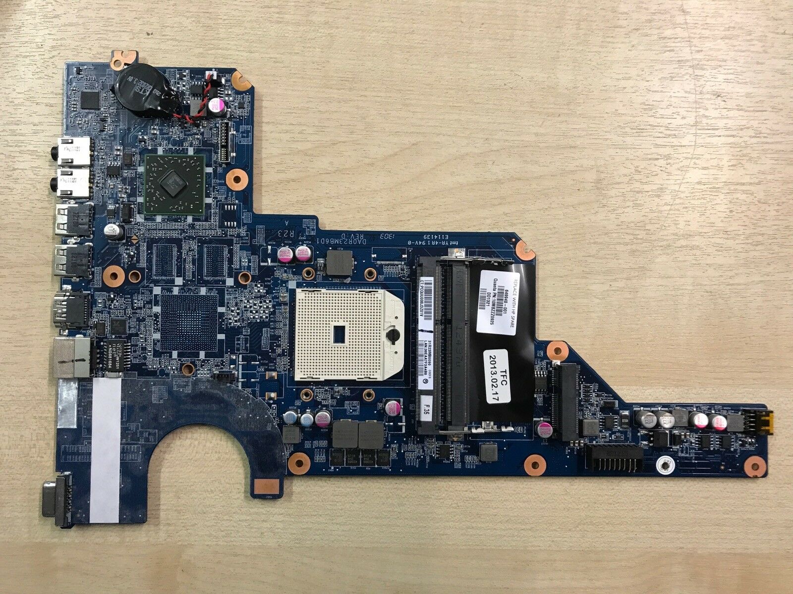 HP Pavilion G6-1000 series G6-1325sa Motherboard DA0R23MB6D1 649948-001 WORKING HP Pavilion G6-1000 series M