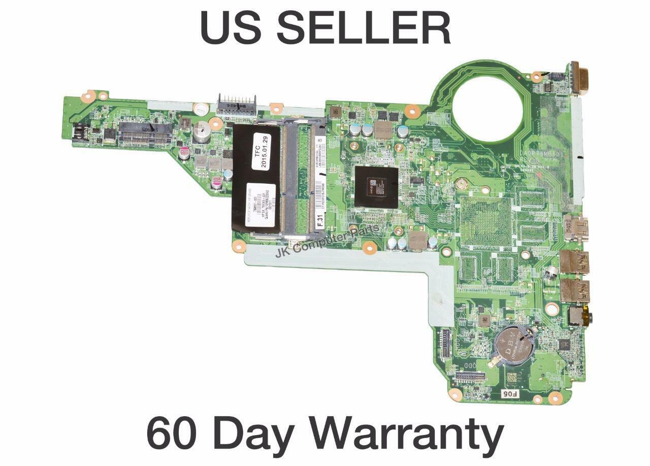 HP Pavilion 17-E Laptop Motherboard w/ AMD A4-5000 1.5GHz CPU 758897-001 This motherboard is pulled from a - Click Image to Close